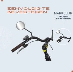 Fietsspiegel - Fietsspiegel EBike - Achteruitkijkspiegel - Flexibel - Flexibele Arm - Universele Verstelbare Fietsspiegel-Fiets Spiegel - Fietsspiegel Op Stuur - Electrische Fiets - -Fietsenwinkel 1200x1184 1