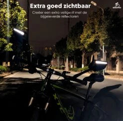 BikePro Verstelbare Fietsspiegel Set Incl. Reflectoren - Links & Rechts - Achteruitkijkspiegel Fiets - Geschikt Voor E Bike, Fiets, Motor, Step -Fietsenwinkel 1200x1186 5