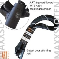 Maxx-Locks Twizel Fietsslot ART 2 - 110cm - Zwart -Fietsenwinkel 1200x1189 1