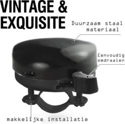 Fietsbel Zwart 5.5 Cm Stalen Fietsbel - Universele Fietsbel Zwart Hoorbare Klank. -Fietsenwinkel 1200x1190 2