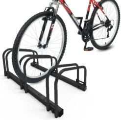 Alora Fietsenrek Voor 3 Fietsen Zwart- Met Muurbevestiging - Fietsen Rek -Fietsenwinkel 1200x1192 2