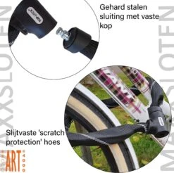 Maxx-Locks Twizel Fietsslot ART 2 - 110cm - Zwart -Fietsenwinkel 1200x1195