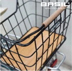 Basil Nordland Fietsmand - Voor Of Achter - Zwart/Bruin - 23 Liter -Fietsenwinkel 1200x1197 4