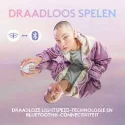 Logitech G705 Aurora - Draadloze Gaming Muis - Bluetooth - Wit -Fietsenwinkel 1200x1198 8