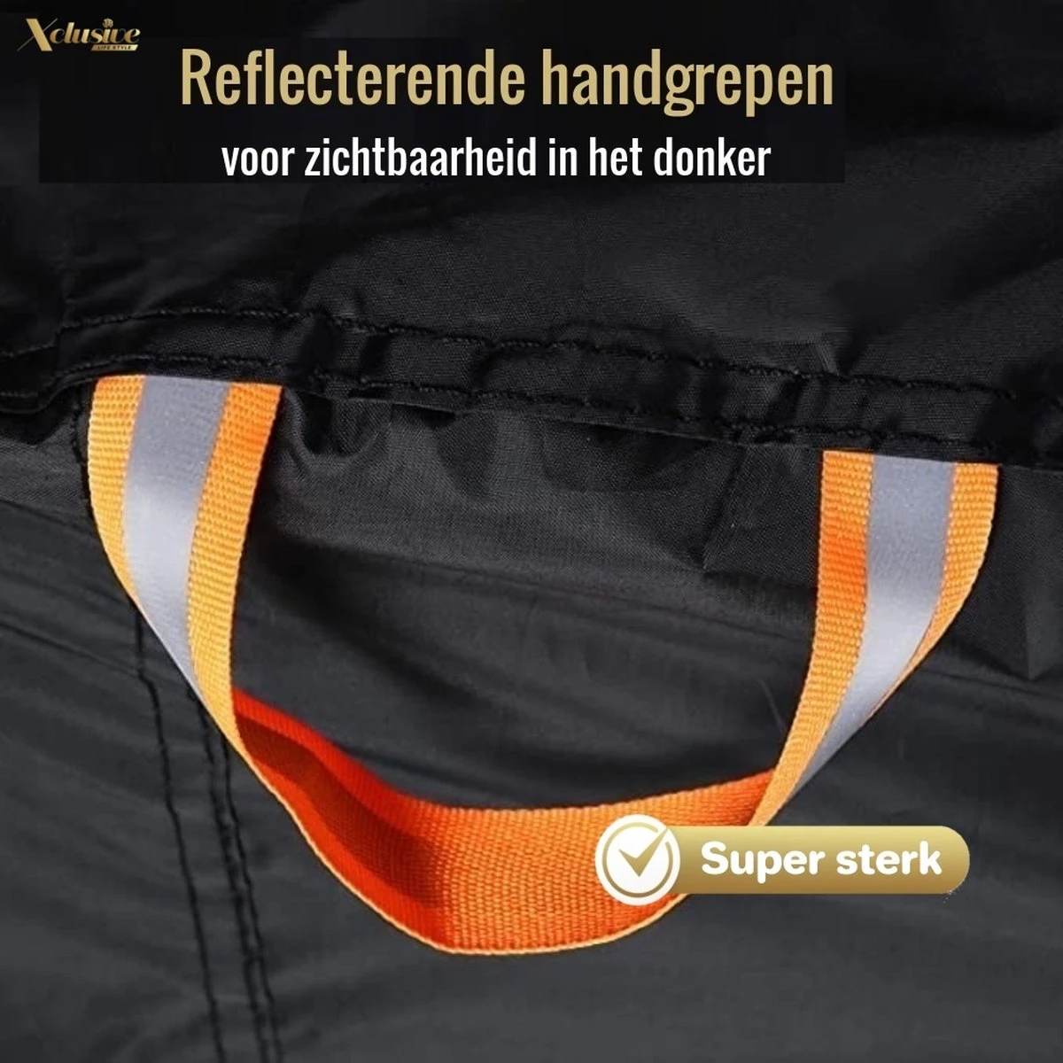 Xclusive-lifestyle® Fietshoes XXL - Universeel - 1 Of 2 Fietsen - Ultra Oxford 420D Zeer Sterk En Extra Dik - Bakfietshoes - Fietscover - Waterdichte PU Coating - Met Opbergtas En Zadelhoes 4 Xclusive-lifestyle® Fietshoes XXL - Universeel - 1 Of 2 Fietsen - Ultra Oxford 420D Zeer Sterk En Extra Dik - Bakfietshoes - Fietscover - Waterdichte PU Coating - Met Opbergtas En Zadelhoes - Image 2