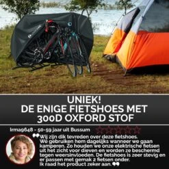 Fietshoes Waterdicht - Voor 2 Fietsen Of 3 Fietsen - Fietshoes 3XL - Extreem Sterk & Dik - PU Coating - Dichtgelaste Stiksels -Fietsenwinkel 1200x1200 225