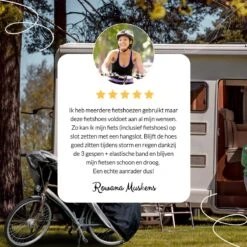 Vebics® Fietshoes Voor 1 Fiets Waterdicht - Elektrische Fiets - Fietsbeschermhoes - Stalling - Zwart -Fietsenwinkel 1200x1200 231