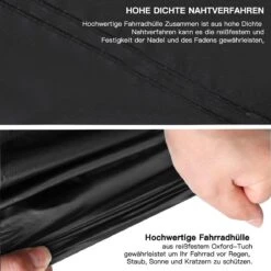 Fiets Beschermhoes - 210D + Zadelhoes + Opbergtas - Voor 2 - 3 Fietsen - Alle Weersinvloeden - 110 X 80 X 200 Cm (B*H*L) -Fietsenwinkel 1200x1200 235