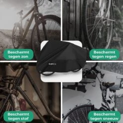 Merkloos Fietshoes Voor 2 Fietsen - Fietshoes Waterdicht - XL - Incl. Gratis Zakje & Zadelhoes -Fietsenwinkel 1200x1200 240