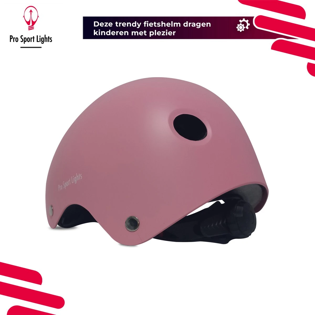 Kinderfietshelm Pro Sport Lights - Skate Fietshelm Voor Kinderen - Matt Roze Pink - Kinderhelm 50 - 56 Cm 12 Kinderfietshelm Pro Sport Lights - Skate Fietshelm Voor Kinderen - Matt Roze Pink - Kinderhelm 50 - 56 Cm - Image 10