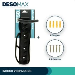 Fiets Ophangsysteem Ophangbeugel En Muurbeugel DesoMax® Muurhaak - Muurbevestiging Voor Met De Wiel Aan De Muur - Wandhouder - Fietshaak -Fietsenwinkel 1200x1200 358