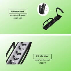 Merkloos Fiets Ophangsysteem -fietshaak- Muurbeugel Fiets- Ophangbeugel Fiets-Fietsbeugel Muur- Geschikt Voor Mountainbikes En Racefietsen- Max 30 Kg- Incl. Montagemateriaal Met Potlood- Geschikt Voor Stevige/gladde Muur -Fietsenwinkel 1200x1200 365