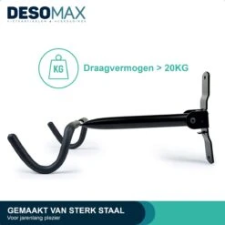 Fiets Ophangsysteem Ophangbeugel En Muurbeugel DesoMax® Muurhaak - Muurbevestiging Voor Het Frame - Wandhouder -Fietsenwinkel 1200x1200 369