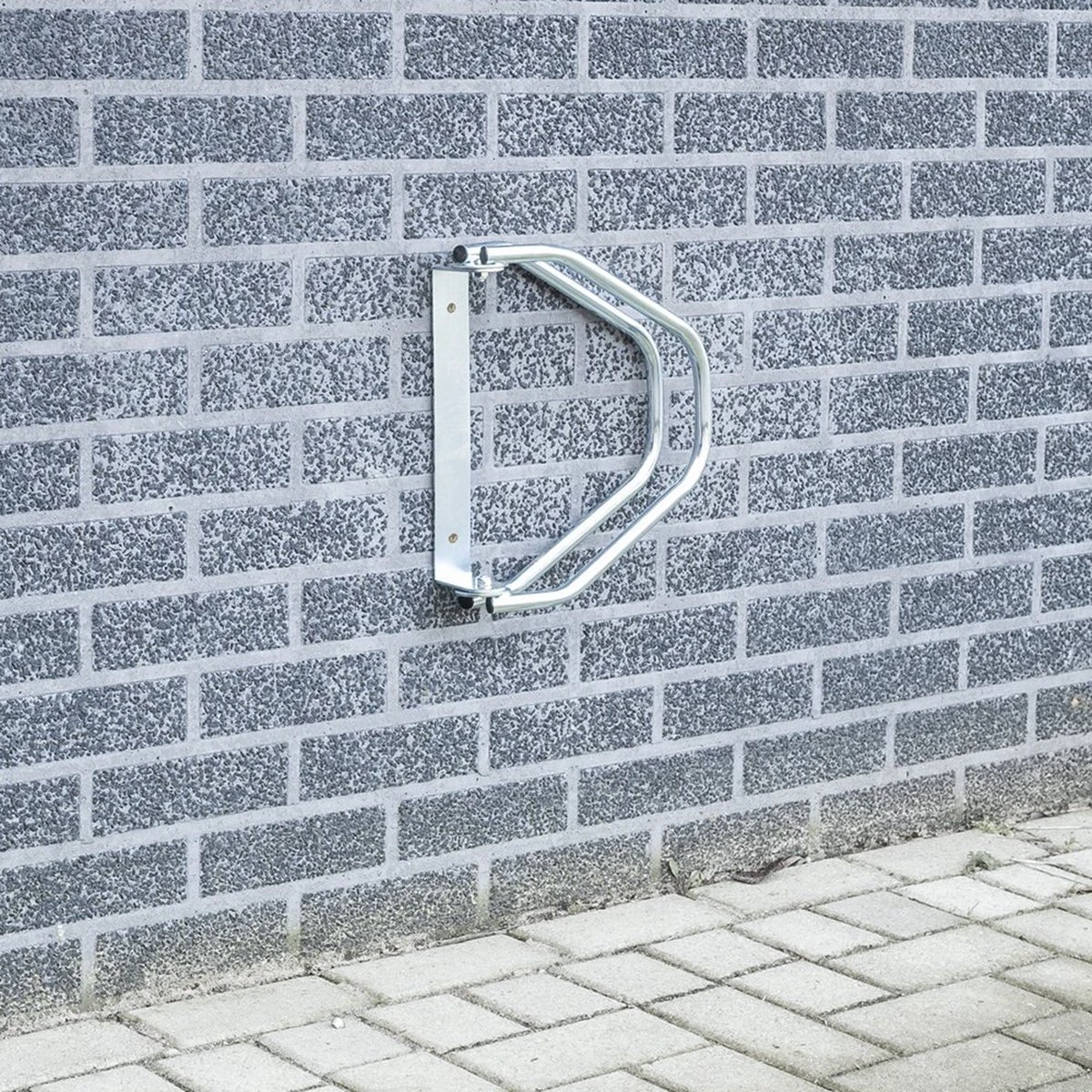 Fietsenrek Voor 1 Fiets - Inclusief Muurbevestiging - Gegalvaniseerd Staal - Fietsstandaard Wandmontage 8 Fietsenrek Voor 1 Fiets - Inclusief Muurbevestiging - Gegalvaniseerd Staal - Fietsstandaard Wandmontage - Image 6