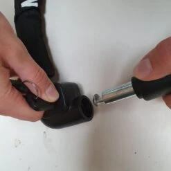 Maxx-Locks Bulls Kettingslot - Solid Pantserslot Uit Gehard Staal - Gebruik Slot Lock Motor Scooter Fiets Motorslot Scooterslot - Alternatief Voor Ketting Ringslot Cijferslot Kabelslot Beugelslot - Lengte 100CM Dikte 8MM - Zwart -Fietsenwinkel 1200x1200 47