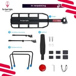Mountainbike Bagagedrager En Spatbord - Fiets Rek Achter Met QR - Pro Sport Lights - MTB/ Racefiets Fietszadeldrager -Fietsenwinkel 1200x1200 475