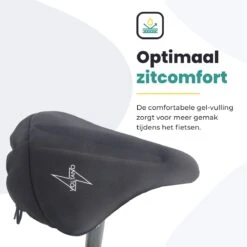 Voltano Luxe Gel Zadelhoes Fiets – Zwart – Met Uitsparing – Brede Fietszadels - 100% Waterdicht - Universele Zadeldek -Fietsenwinkel 1200x1200 614