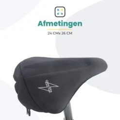 Voltano Luxe Gel Zadelhoes Fiets – Zwart – Met Uitsparing – Brede Fietszadels - 100% Waterdicht - Universele Zadeldek -Fietsenwinkel 1200x1200 616