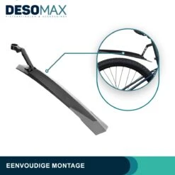 DesoMax Spatbord Mountainbike Racefiets Set Achterspatbord & Voorspatbord MTB Ass Saver Spatborden Mtb Fiets - Spatbordset -Fietsenwinkel 1200x1200 650