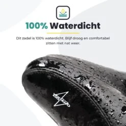 Voltano City XXXL Fietszadel Met Uitsparing – Unisex Extra Breed Fietszadel – Tegen Zadelpijn – 100% Waterdicht – Incl. Gratis Zadelstrop - Zwart -Fietsenwinkel 1200x1200 711
