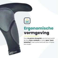 Voltano Ergonomisch Gevormde Fiets Handvatten Met Bar Ends - Handvat Eenvoudig Vastzetten Met Imbus - Incl. Bevestigingsmateriaal - Anti Plak Coating - Fietshandvatten Met Verhoogde Grip -Fietsenwinkel 1200x1200 731