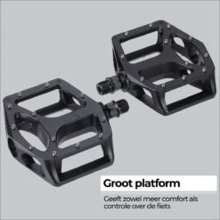 BBB Cycling MountainHigh Set Fietspedalen MTB - Platformpedalen - Antislip Mountainbike Pedalen - Mat Zwart - BPD-32 -Fietsenwinkel 1200x1200 755