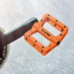 Zacro Fietspedalen - Nylon Antislip Mountainbike Pedalen - Platformpedalen - 9/16 - 2 Lagers - Antislip Waterdicht Anti Stof - Oranje -Fietsenwinkel 1200x1200 767