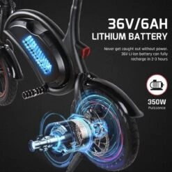 Windgoo B3 Mini-scooter - Opvouwbare Fiets - Zwart -Fietsenwinkel 1200x1200 781