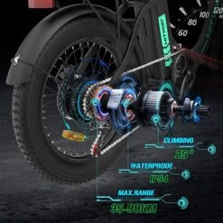 HITWAY E Bike Fat Tire Urban Opvouwbare Elektrische Fiets, 20 Inch, 250W/36V/11,2Ah Batterij Voor Heren En Dames -Fietsenwinkel 1200x1200 802