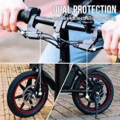 Merkloos Windgoo B20 V3- APP IOS Android - Elektrische Vouwfiets - E Bike - 7.8Ah Batterij - 250W - 14 Inch - 25 KM/H - Zwart -Fietsenwinkel 1200x1200 828