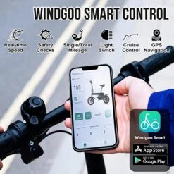 Merkloos Windgoo B20 V3- APP IOS Android - Elektrische Vouwfiets - E Bike - 7.8Ah Batterij - 250W - 14 Inch - 25 KM/H - Zwart -Fietsenwinkel 1200x1200 831