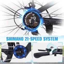 Hitway Elektrische Fiets Off-Road | Electric Mountain Bike | E-bike | 250W Motor | 26 Inch | Zwart -Fietsenwinkel 1200x1200 854