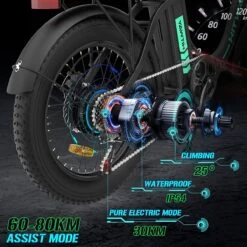 HITWAY Elektrische Fiets - E-Bike - 20 Inch Fatbike - 250 W- Shimano 7 Versnellingen -Fietsenwinkel 1200x1200 869