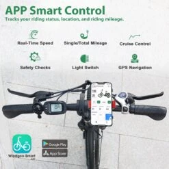Merkloos Windgoo E20 Urban- Elektrische Fiets - E-bike - 20Inch - 12.5Ah - APP - Fat Tire - 7 Speed Shimano -Fietsenwinkel 1200x1200 882