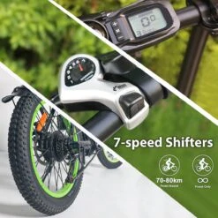 Merkloos Windgoo E20 Urban- Elektrische Fiets - E-bike - 20Inch - 12.5Ah - APP - Fat Tire - 7 Speed Shimano -Fietsenwinkel 1200x1200 883