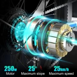 HITWAY Elektrische Fiets Voor Volwassenen | Ebikes Fietsen Stadsfiets | 250W 36V Motor | 7 VERSNELLINGSSYSTEE | 26 Inch - Wit 12 HITWAY Elektrische Fiets Voor Volwassenen | Ebikes Fietsen Stadsfiets | 250W 36V Motor | 7 VERSNELLINGSSYSTEE | 26 Inch - Wit -Fietsenwinkel 1200x1200 906