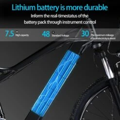 Elektrische Fiets Off-Road | E-Fietsen | Electric Mountain Bike | E-bike | 250W Motor | 26 Inch | Zwart BK7 -Fietsenwinkel 1200x1200 915