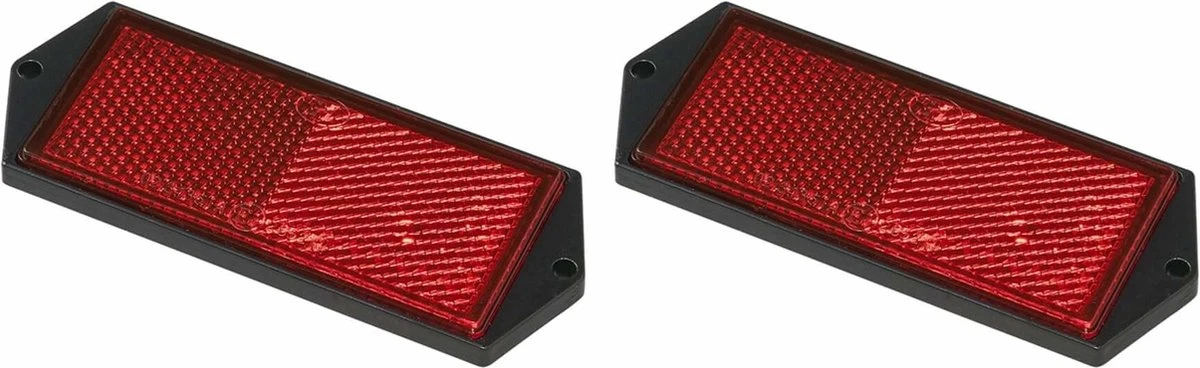 PROPLUS Pro Plus Reflector Met Schroefbevestiging - 104 X 40 Mm - Rood - 2 Stuks 10 PROPLUS Pro Plus Reflector Met Schroefbevestiging - 104 X 40 Mm - Rood - 2 Stuks - Image 8