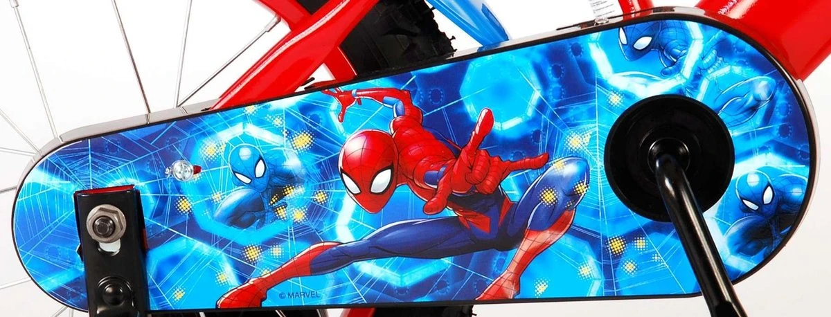 Volare Ultimate Spider-Man Kinderfiets - Jongens - 14 Inch - Rood/Blauw 10 Volare Ultimate Spider-Man Kinderfiets - Jongens - 14 Inch - Rood/Blauw - Image 8