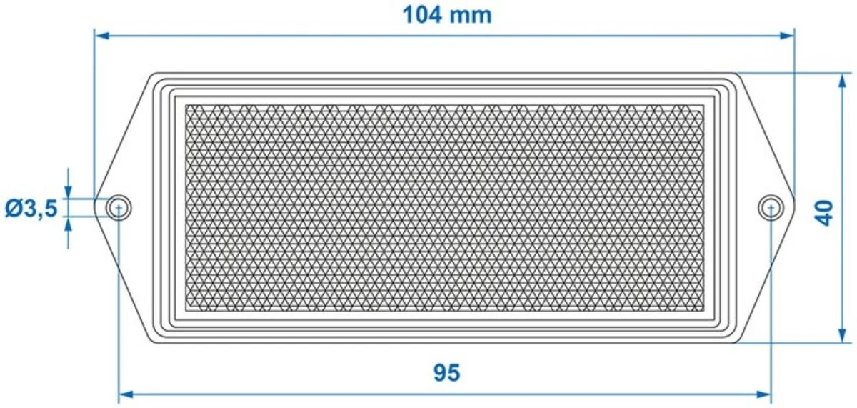 PROPLUS Pro Plus Reflector Met Schroefbevestiging - 104 X 40 Mm - Rood - 2 Stuks 8 PROPLUS Pro Plus Reflector Met Schroefbevestiging - 104 X 40 Mm - Rood - 2 Stuks - Image 6