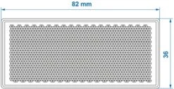 PROPLUS Pro Plus Reflector Zelfklevend - 82 X 36 Mm - Wit - 2 Stuks -Fietsenwinkel 1200x614 1