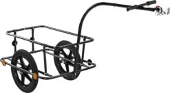 Monzana Fietskar Aanhanger - Met 90L Kunststof Kuip Koppeling – Zwart -Fietsenwinkel 1200x659 2