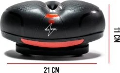 Voltano Fietszadel Met Gelpads - Zwart/Rood - Uitsparing - Zadelvering - Unisex - Incl. Gratis Zadelstrop -Fietsenwinkel 1200x728 2