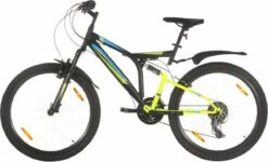 VidaXL Mountainbike 21 Versnellingen 26 Inch Wielen 49 Cm Zwart