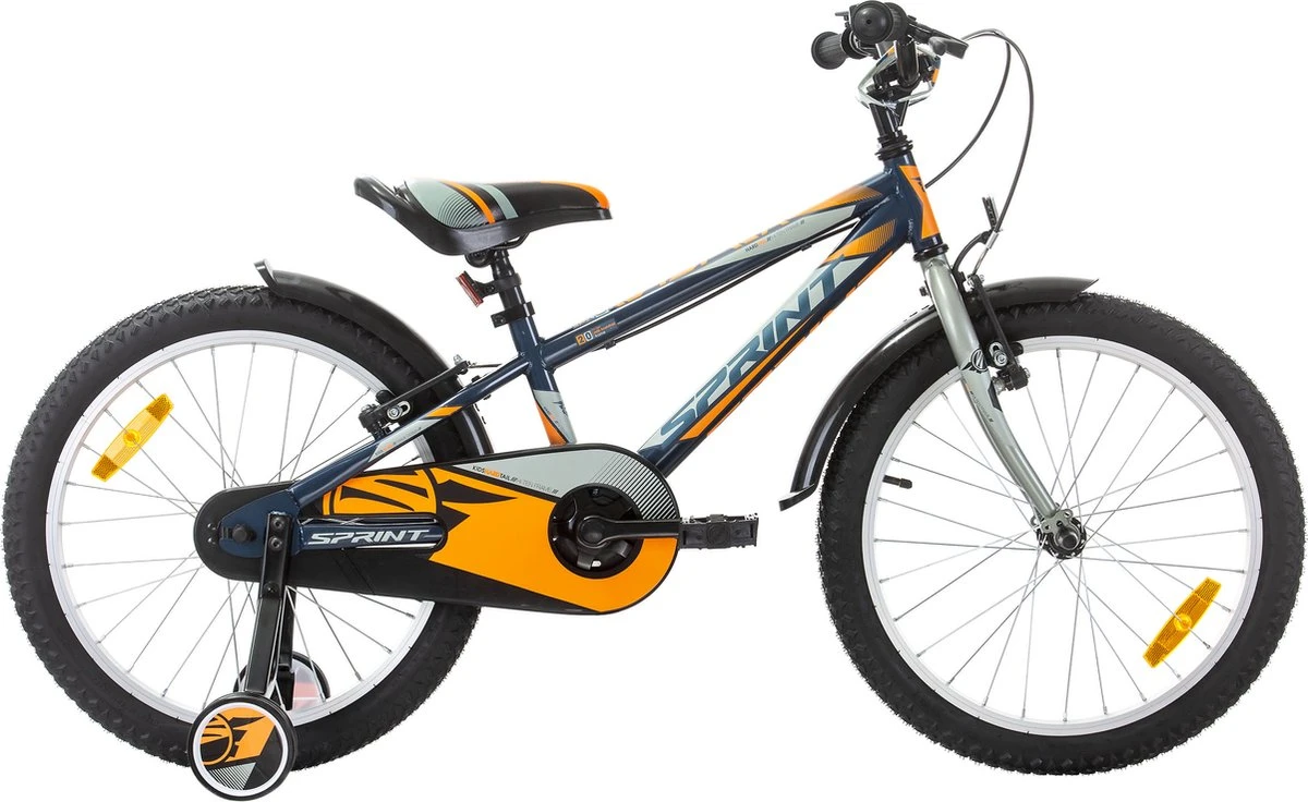 Sprint Casper - Mountainbike - Jongensfiets 20 Inch - Blauw/Oranje - Kinderfiets - Framemaat:26 Cm - BK21SI0810_2 Rij1-3-4 4 Sprint Casper - Mountainbike - Jongensfiets 20 Inch - Blauw/Oranje - Kinderfiets - Framemaat:26 Cm - BK21SI0810_2 Rij1-3-4 - Image 2