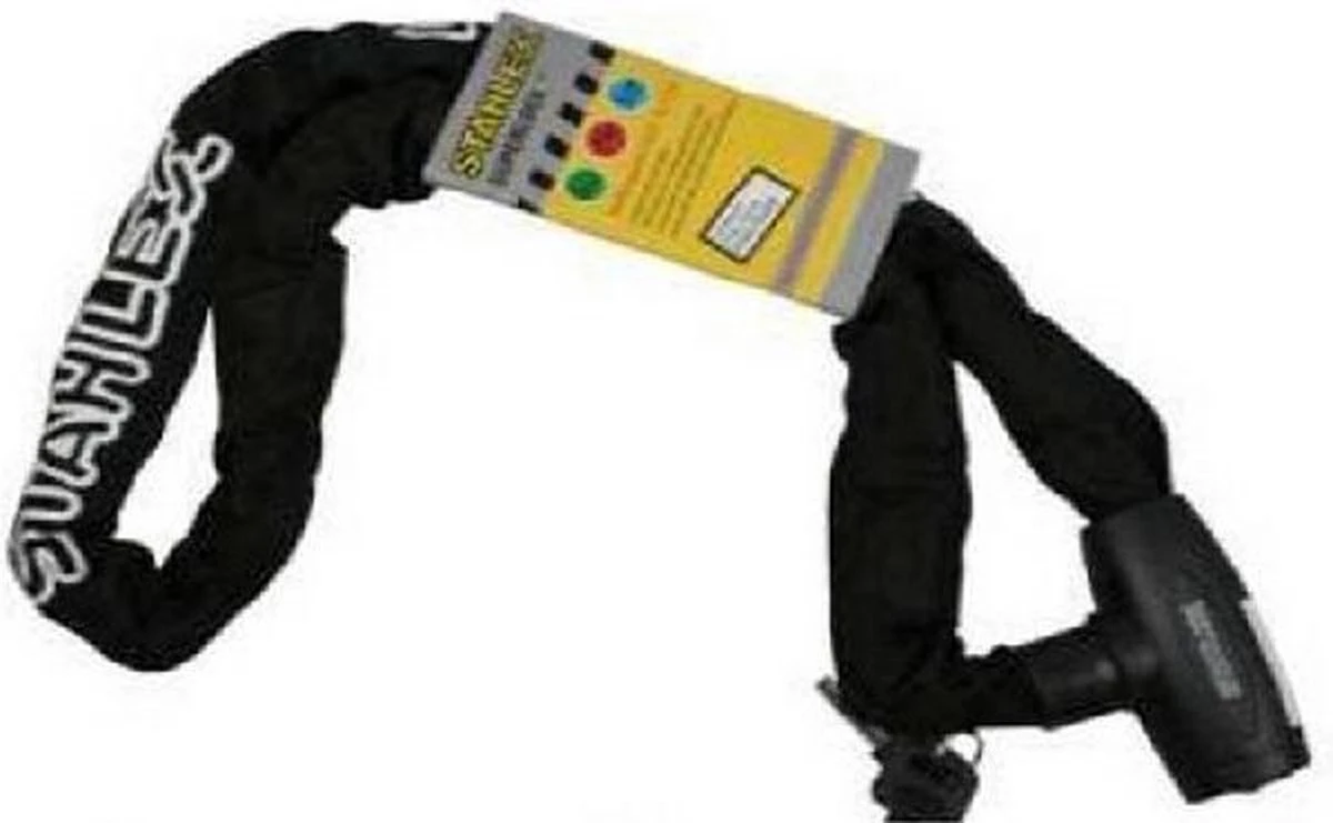 Stahlex Kettingslot – Fietsslot – Scooterslot – Motorslot Ø 8mm X 120cm Gehard Staal Zwart 4 Stahlex Kettingslot – Fietsslot – Scooterslot – Motorslot Ø 8mm X 120cm Gehard Staal Zwart - Image 2