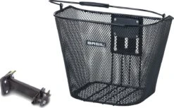 Basil Bremen BE - Fietsmand - Inclusief Systeem - Voorop - Zwart -Fietsenwinkel 1200x744 1