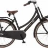 Cortina U4 Mini - Stadsfiets - M24 - Jet Black Matt - Matzwart - R3