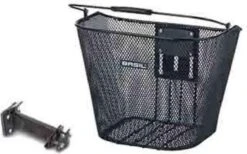 Basil Bremen BE - Fietsmand - Inclusief Systeem - Voorop - Zwart -Fietsenwinkel 1200x750 1
