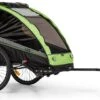 Klarfit Kiddy King Fietskar Voor Kinderen - Fietsaanhanger Voor 1 Tot 2 Kinderen Vanaf 12 Maanden - Joggerbuggy - Met Gaas En Regehoes - Inclusief Opbergruimte -Fietsenwinkel 1200x767